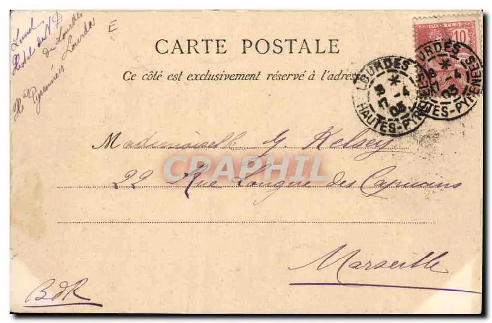 Colheita em Char-les-Ventanges — N. E. Pylle, editor, n° 4 - Verso