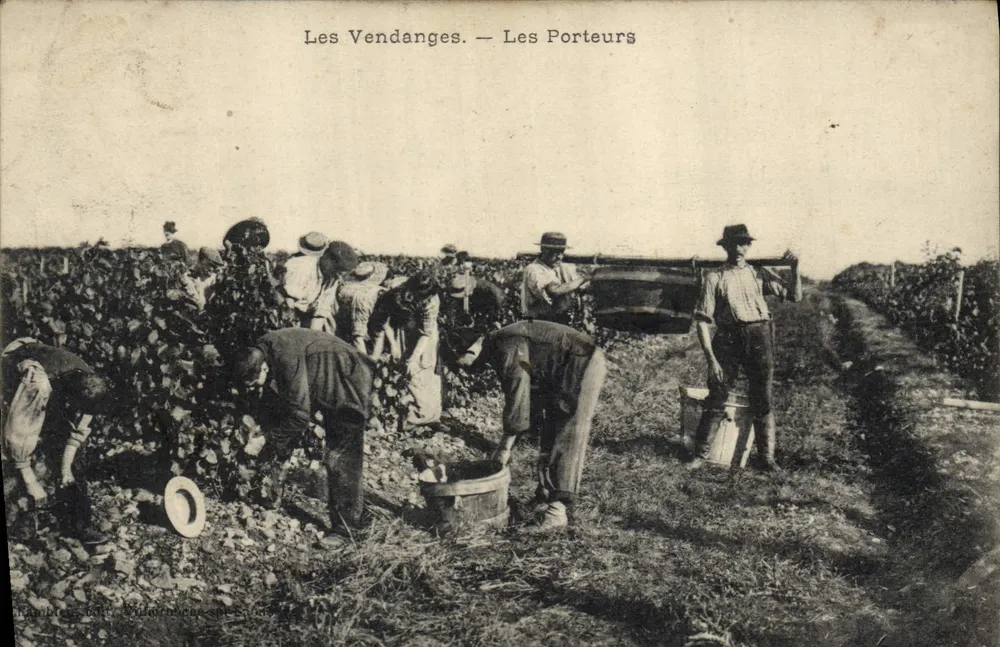 As Colheitas — Os Carregadores — Editor: H. Baudry, n° 10 - Frente