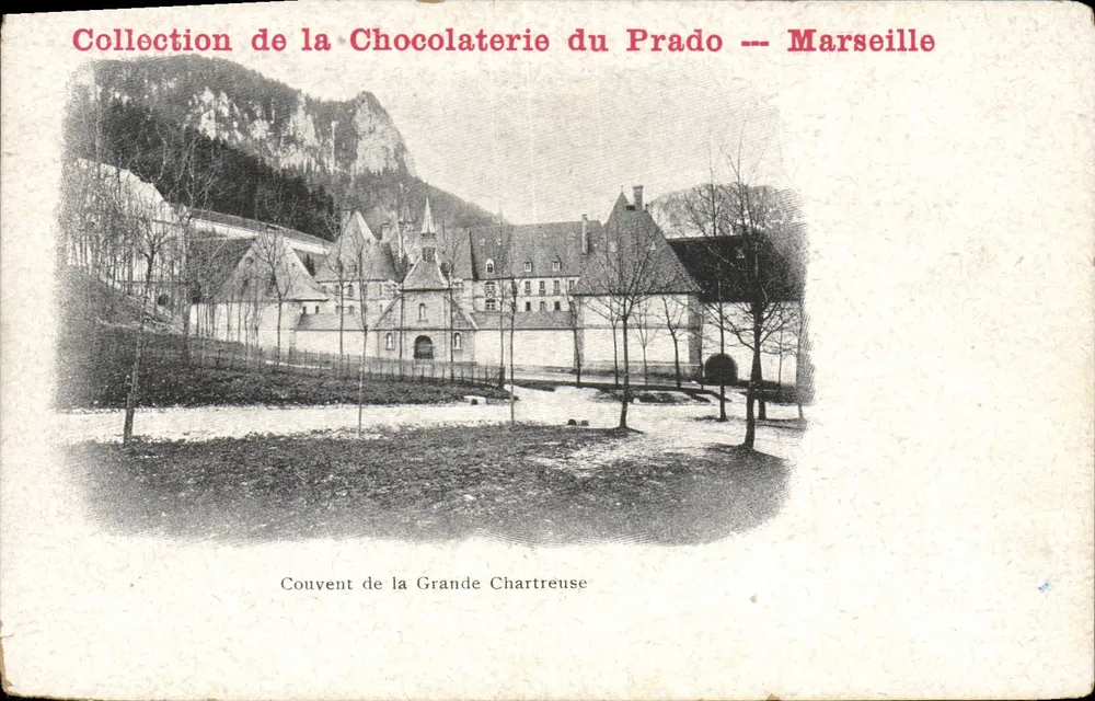 Kloster der Grande Chartreuse — Schokoladenfabrik Prado — Marseille - Vorderseite