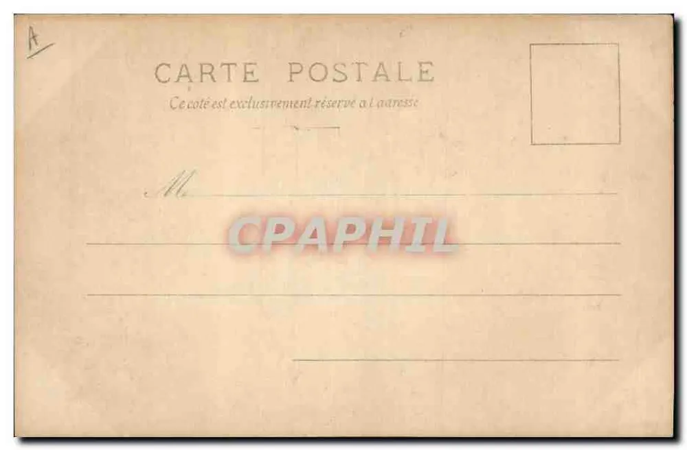Marville — Frau mit Hut und gestreiftem Schirm — Reutinger Paris, n° 134/20 - Rückseite