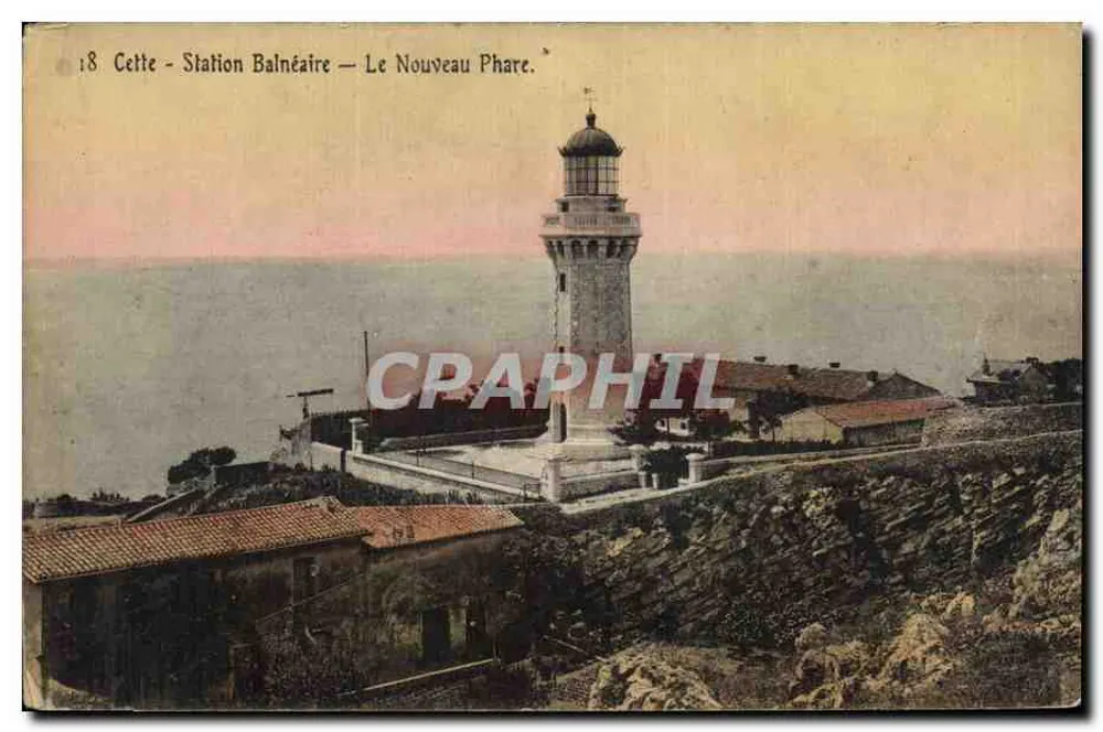 Dieses — Badeort — Der Neue Leuchtturm. - Vorderseite