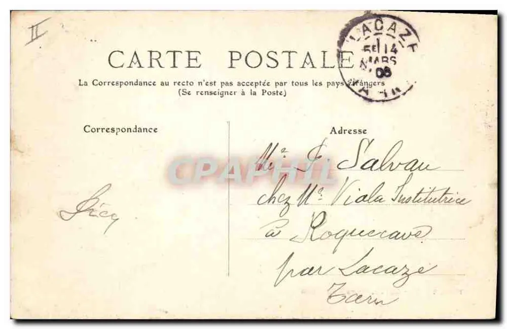 CETTE, Farol de Saint-Louis — Hérault — 86 — editor não visível - Verso