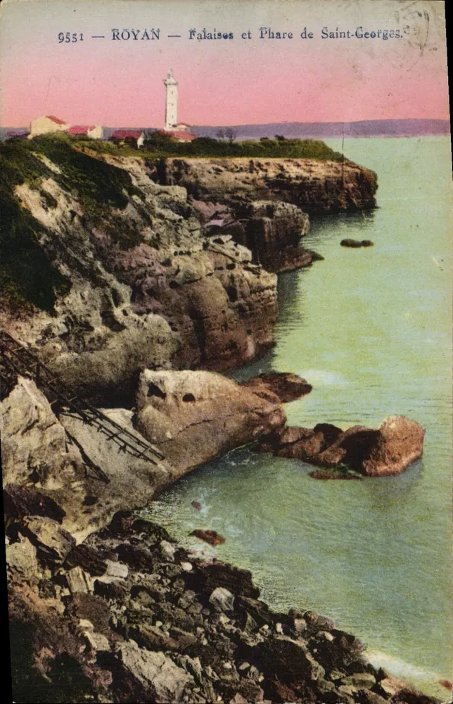 RÔYAN — Klippen und Leuchtturm Saint-Georges — Verlag A.D.I.A. (Gé-ROCH) Nr. 9551 - Vorderseite