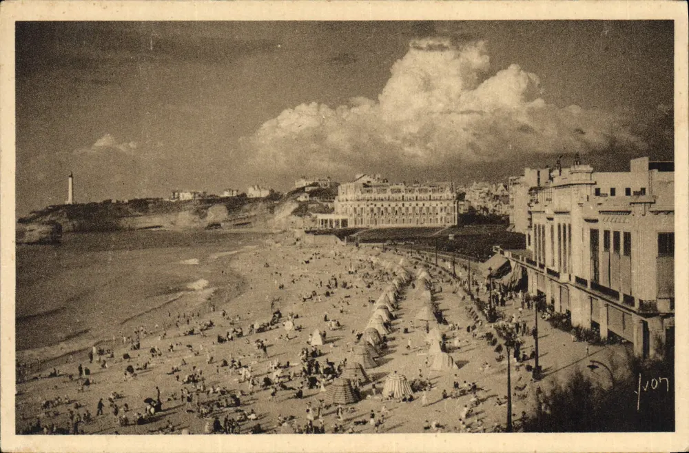 Biarritz — La Grande Plage — Les Éditions d'Art V. Martel - Voorkant