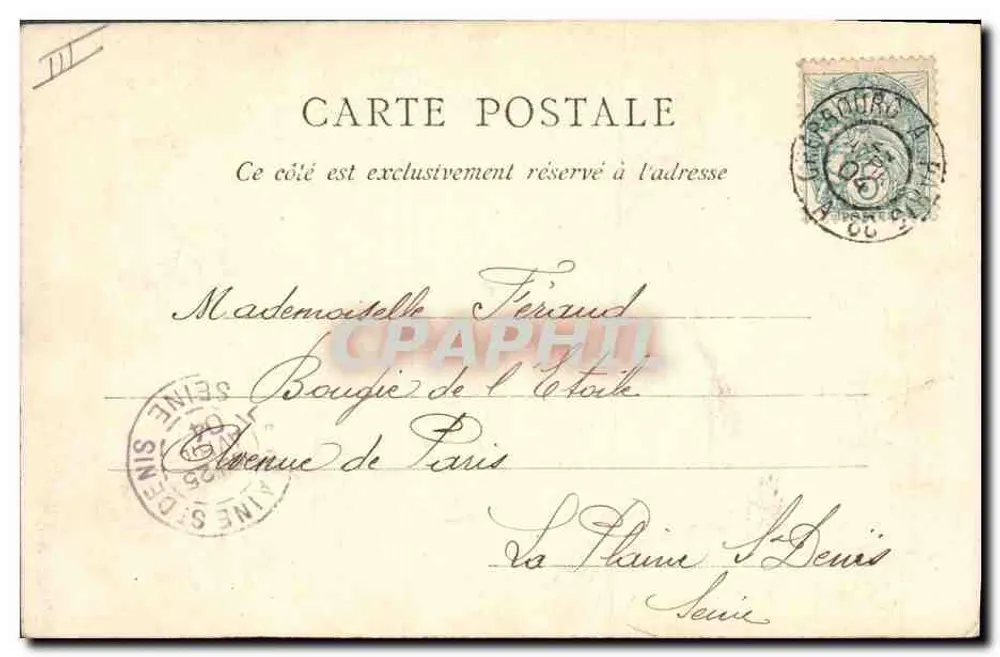 Cherbourg — Die große Mole und der G.F. Damm - Rückseite