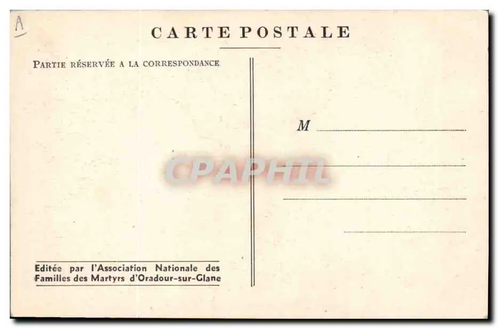 Oradour-sur-Glane — Rue principal — Foto L. Lavaux - Verso
