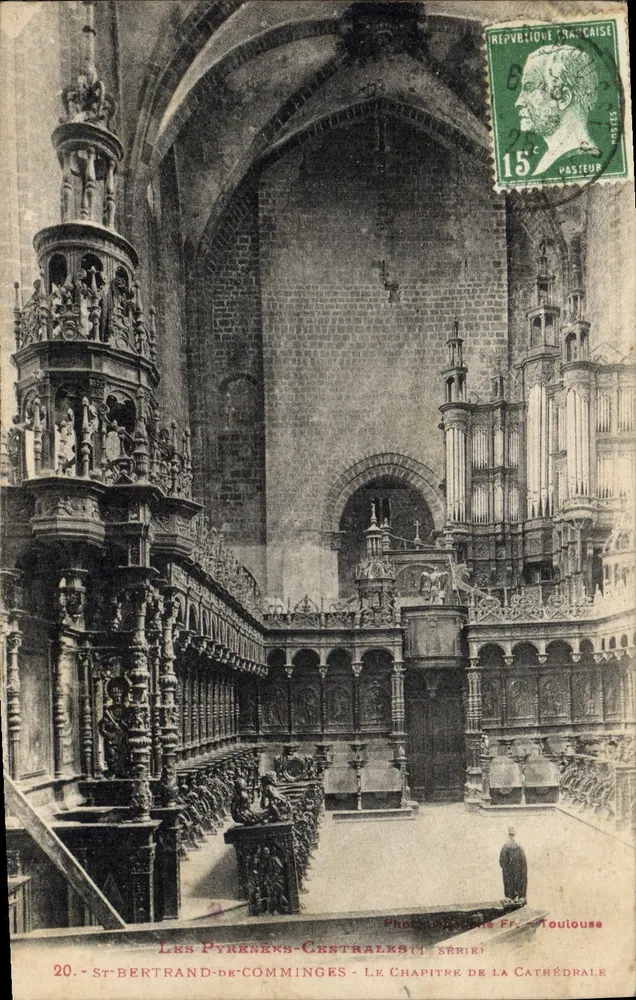St-Bertrand-de-Comminges — Das Kapitel der Kathedrale — Photos-Lafitte Fr. Toulouse (1. Serie) - Vorderseite