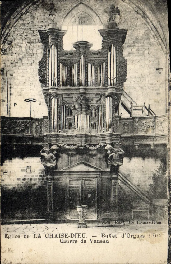 Kirche von LA CHAISE-DIEU — Orgelgehäuse (1674) — Verlag Beal, La Chaise-Dieu - Vorderseite