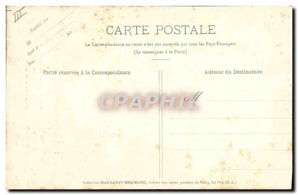Chiesa abbaziale di La Chaise-Dieu — Il buffet degli organi — Cliché M. B. - Rep. int. n° 630 - Verso