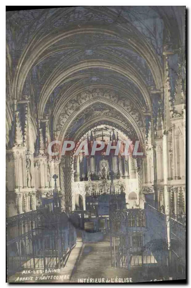 Innenansicht der Kirche — Abtei Haute-Combre — Aix-les-Bains - Vorderseite