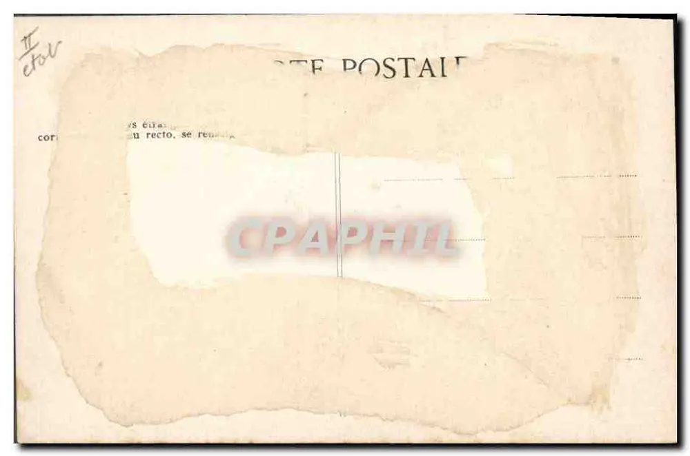 Bourrée d'Auvergne — A Auvergne pitoresca — V.D. (n° 3198) - Verso