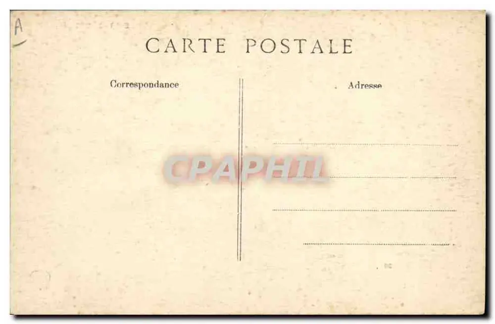 Dança tradicional na Auvergne — A Auvergne pitoresca — editor B. D. n° 1203 - Verso