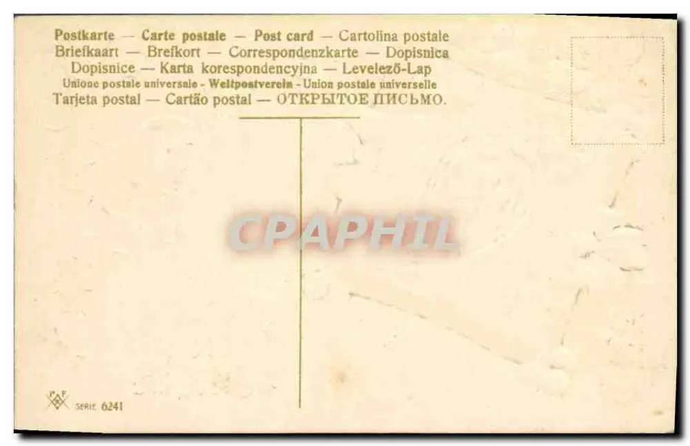Lembrança — Doce Lembrança — PAF, série 6241 - Verso