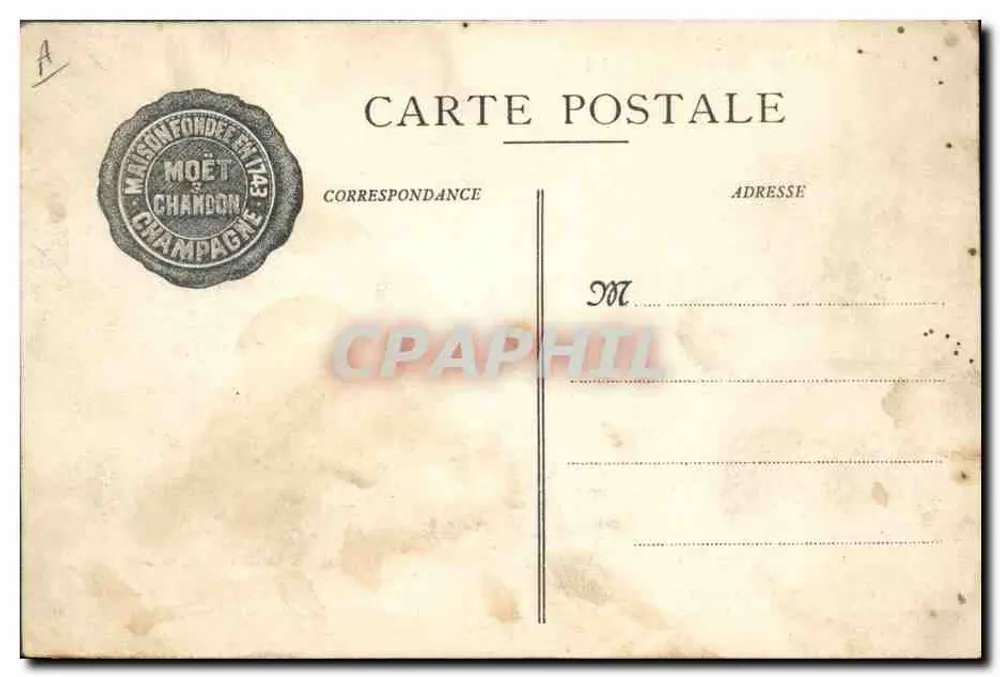 Ausstellung in Turin 1911 — Dom Pérignon und der Champagner — Verlag: Paul Em. Charpy, Imp. Édit. Ep. Bay - Rückseite
