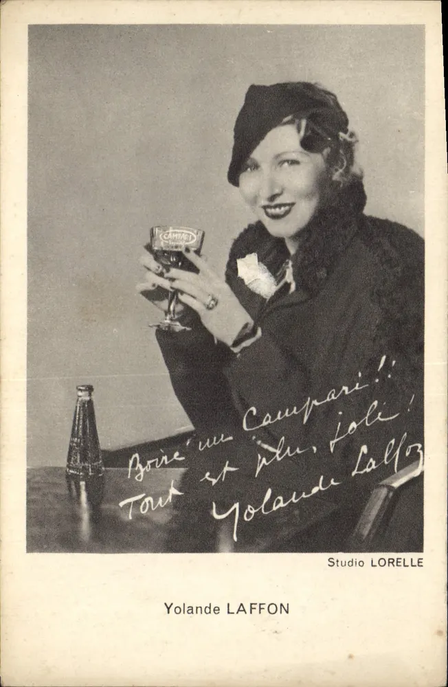 Yolande Laffon — Campari — Studio Lorelle - Frente