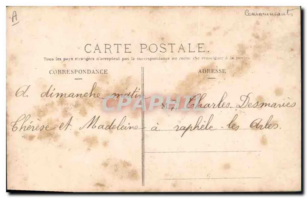 Erinnerung an den schönsten Tag meines Lebens — M.F. Paris - Rückseite