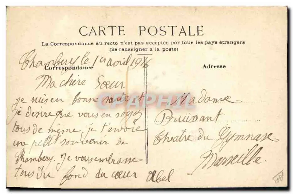 Kwiaty Savoii — Przypomnienie z Chambéry — Wydawca: Petite Bonheur - Rewers