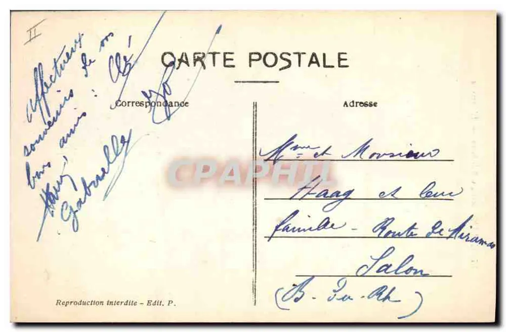CETTE - Stazione Balneare — L'Arrivo — Editore P. (n° 57) - Verso
