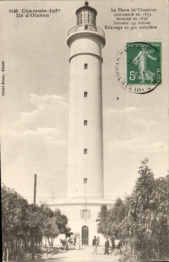 Molo Chassiron — Wyspa Oleron — Cliché Braun, n°1149 - Awers