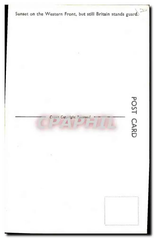 Soldados em patrulha — cena de guerra — War Office Photograph B.1370 - Verso