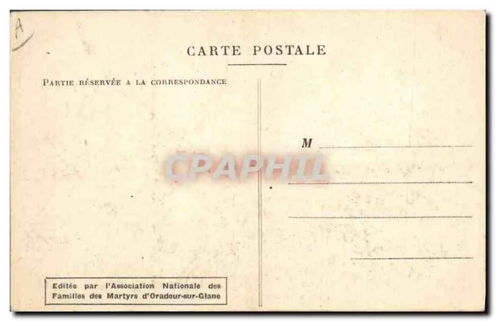 Oradour-sur-Glane — Vista geral - Verso