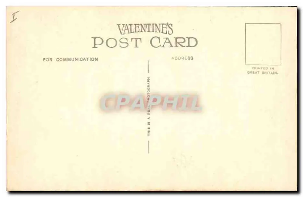 Liverpool Cathedral — Ansicht vom südöstlichen Querhaus — Valentine's Post Card - Rückseite