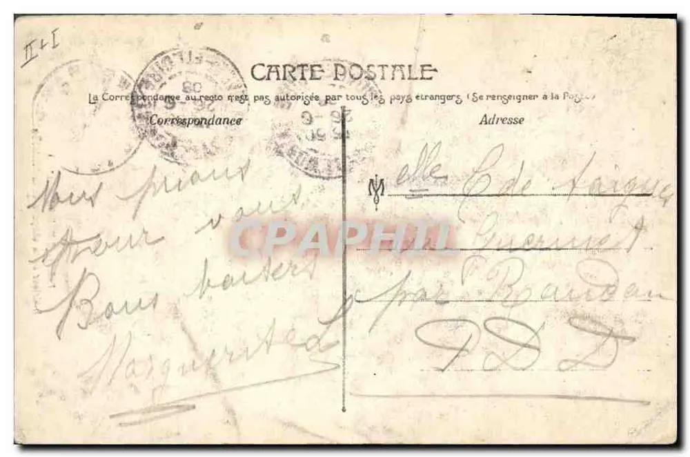 Paray-le-Monial (S.-et-L.) — Innenansicht der Kapelle der Visitation — Verleger J.-J. Au Tien - Rückseite