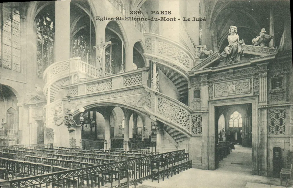 Paris - Kirche Saint-Etienne-du-Mont - Der Chorvorhang - Vorderseite