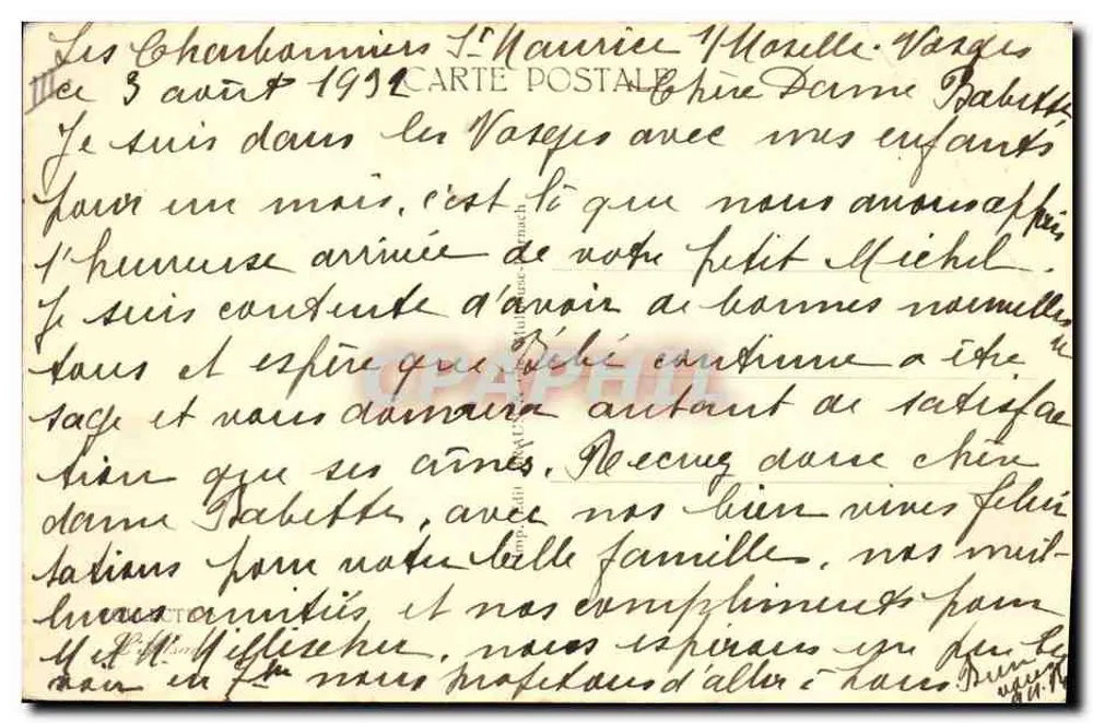Église de Masevaux — Les orgues — éditeur CPAPHIL, n° 902 - Verso
