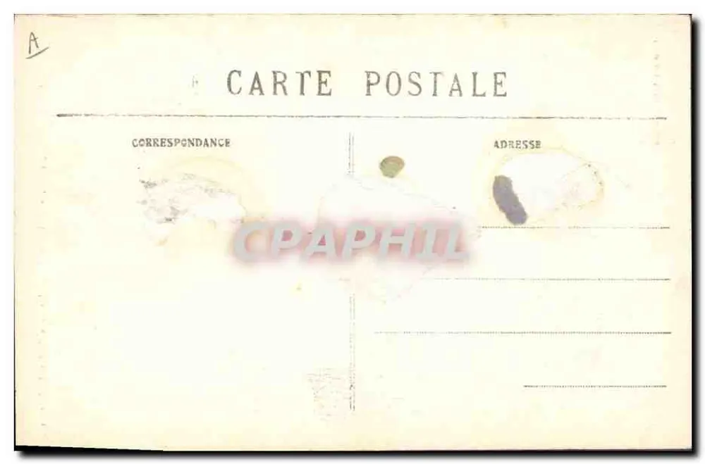 Criança vestindo traje bretão — Coleção Villard, Quimper - Verso