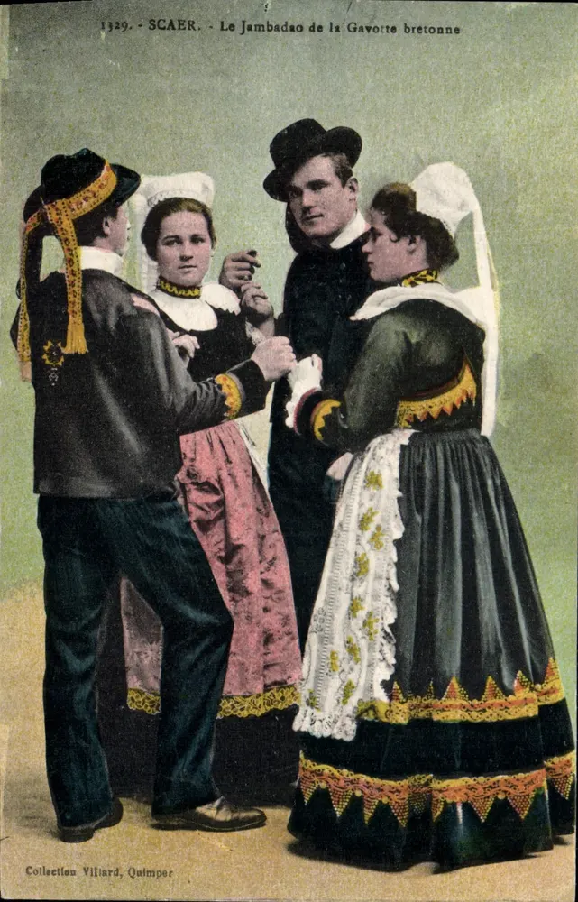 Der Jambadao der bretonischen Gavotte — SCAER — Sammlung Viliard, Quimper - Vorderseite