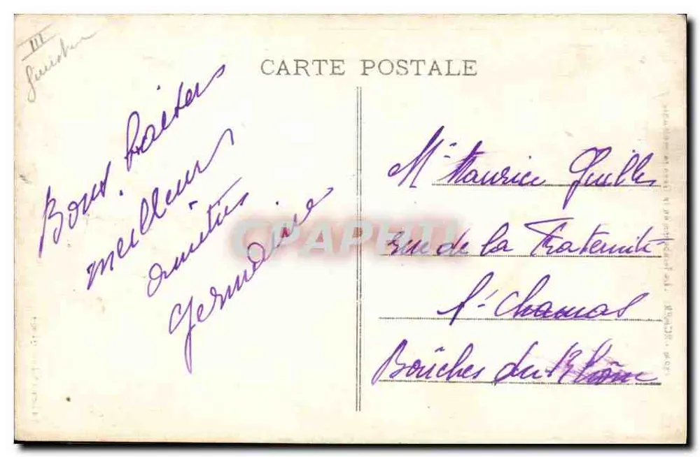 Der Jambadao der bretonischen Gavotte — SCAER — Sammlung Viliard, Quimper - Rückseite