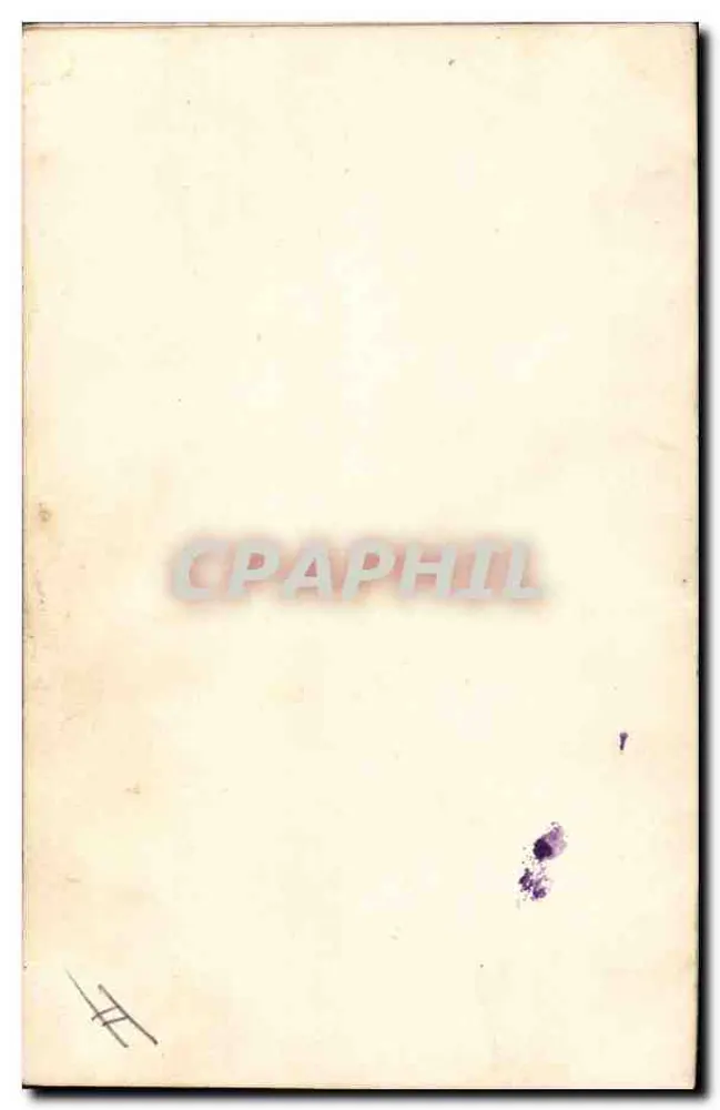 Herzliche Glückwünsche — Ansichtskarte im Art Nouveau-Stil mit Blumen und Frau im Rahmen — Verlag nicht sichtbar - Rückseite