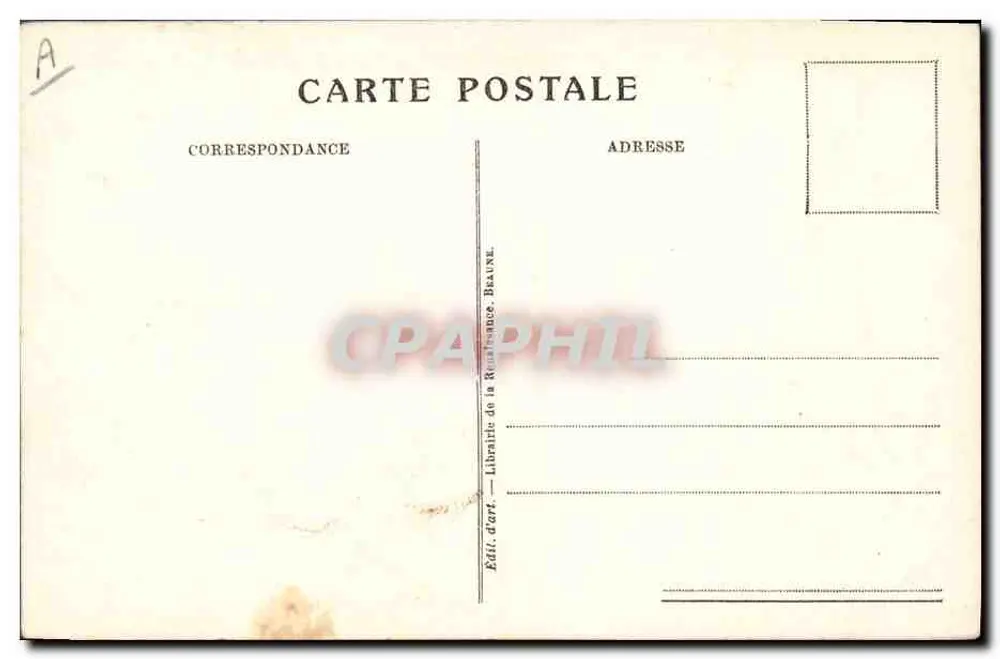 Junge Vignerons, die die Reben pflegen — Kostüme von Joyeuse — Foto von A. und G. Dolby - Rückseite