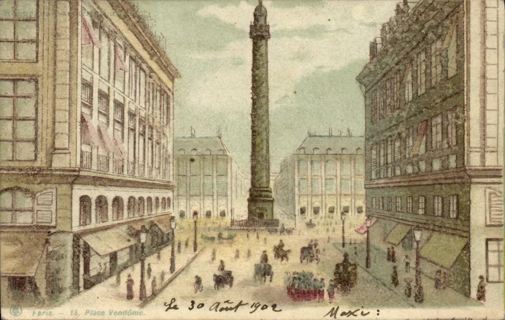 Paris — 18. Place Vendôme — unbekannte Ausgabe - Vorderseite
