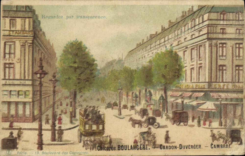 Boulevard des Capucines — Paris — Verlag ChicoRée Boulancère, Cardon-Duverger, Cambrai - Vorderseite