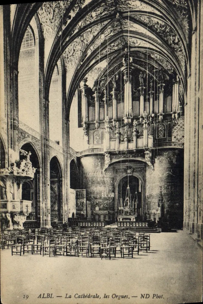 Albi — Die Kathedrale, die Orgeln — ND Pbot. - Vorderseite