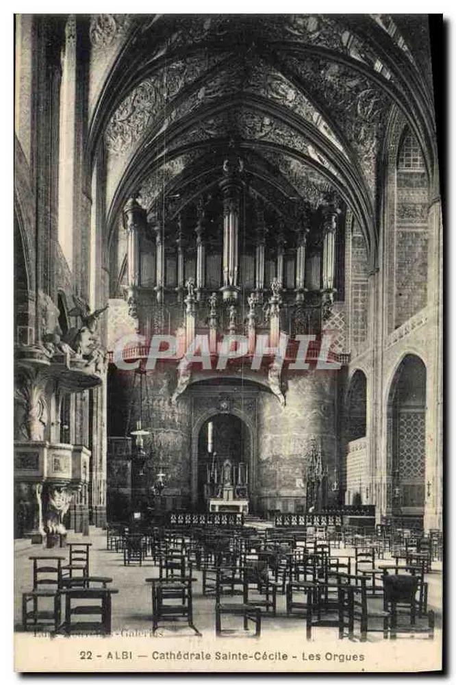 Albi — Cathédrale Sainte-Cécile — Les Orgues - Vorderseite