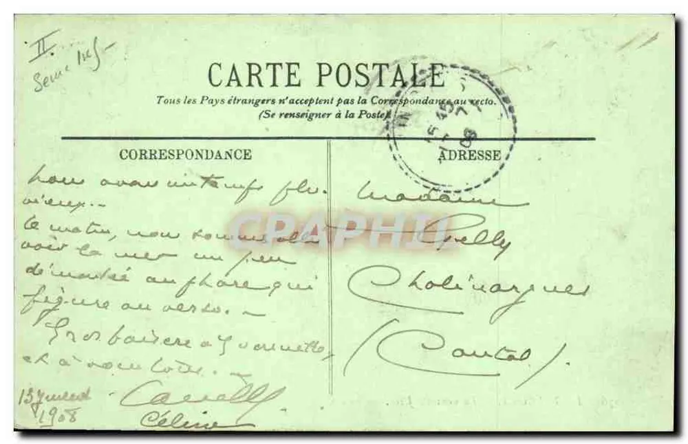 Le Tréport — De nieuwe Kade — LL. n°276 - Achterkant