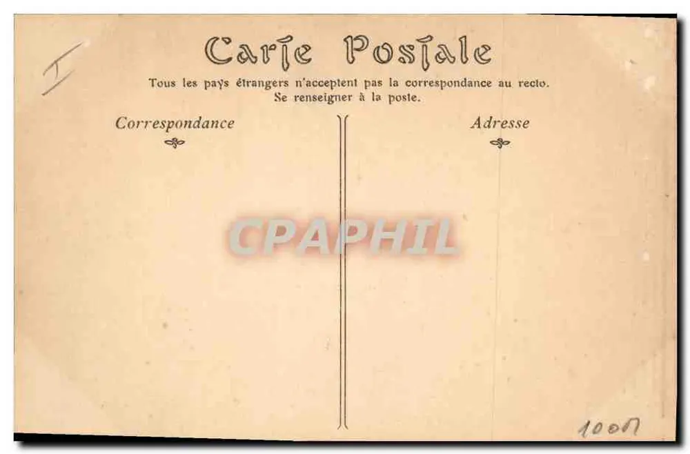 Le Tréport — Saída do « Mercure » — Coleção Bourdelot - Verso
