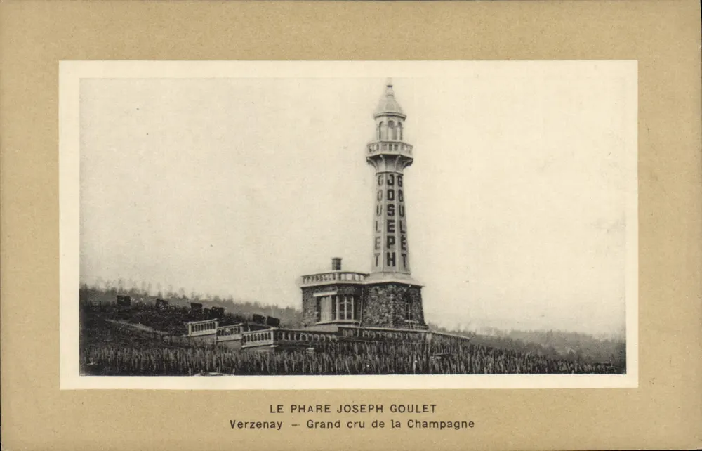 Verzenay — Leuchtturm Joseph Goulet — Grand Cru der Champagne - Vorderseite