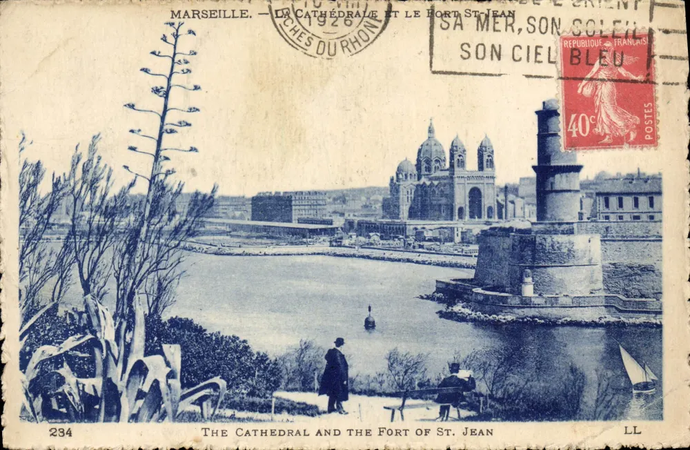 Marseille — Die Kathedrale und das Fort St Jean — LL, n° 234 - Vorderseite