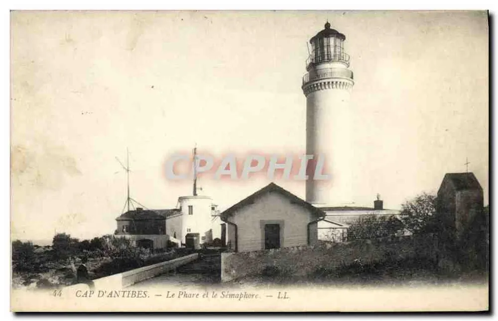 Cabo de Antibes — O Farol e o Sémaphore — LL - Frente