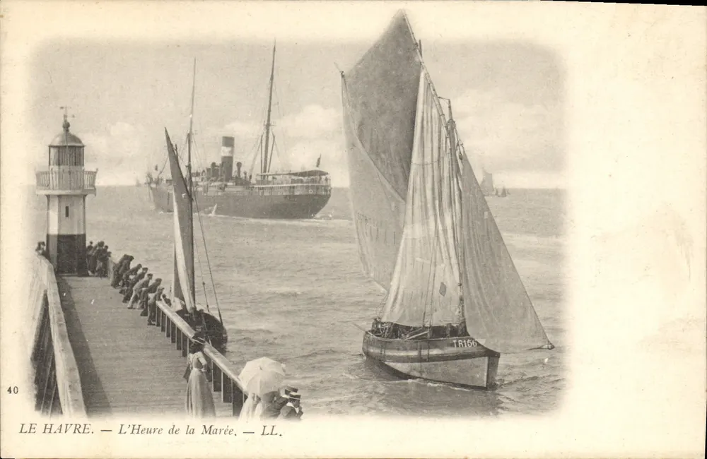 Le Havre — L'Orario della Marea — LL - Recto