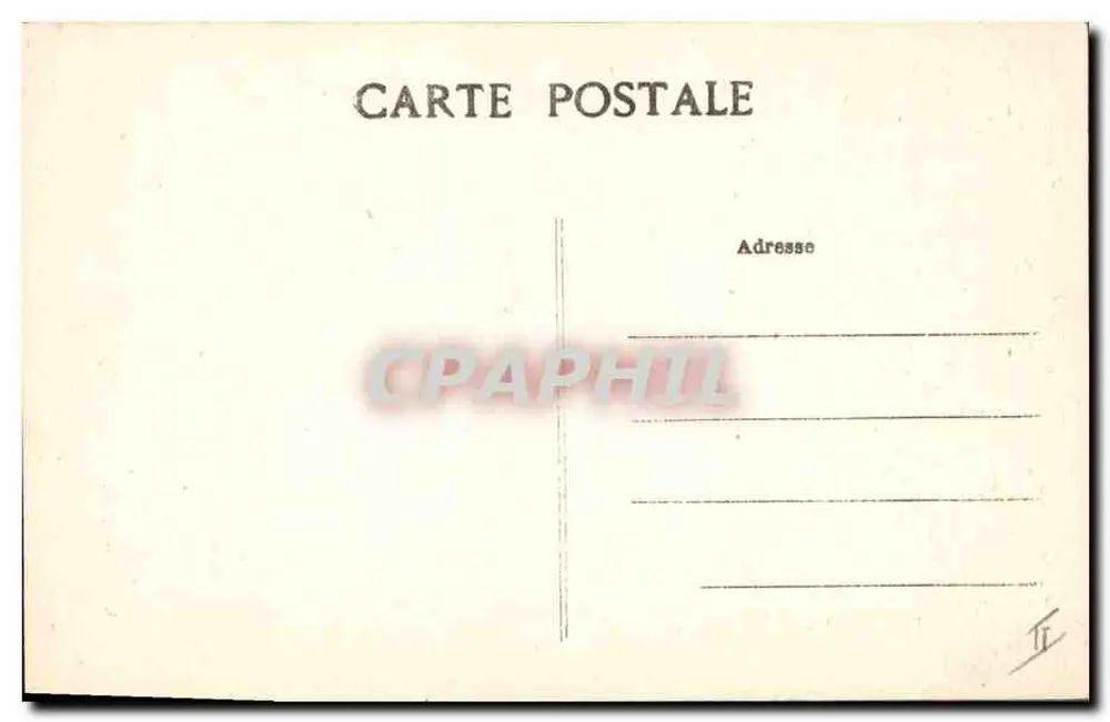 O Farol de Eckmühl — Penmarch — Coleção VILLARD, Quimper - Verso