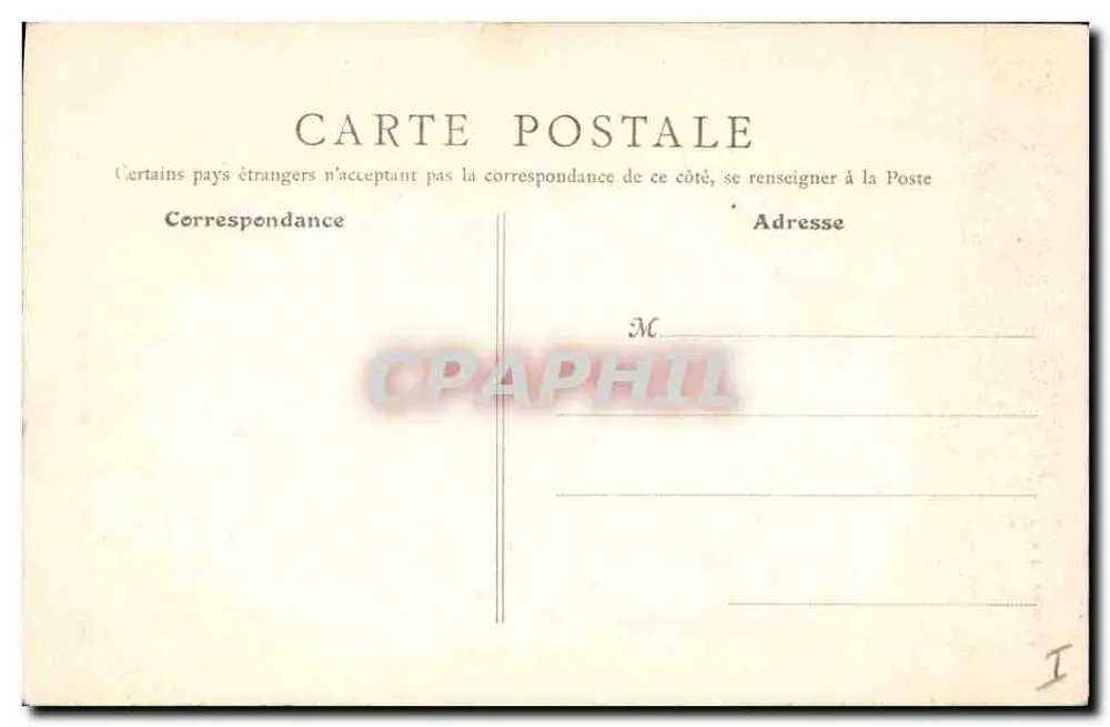 Dieppe (S-Inf.) — Das Ende der Mole bei stürmischem Wetter — Paris - Rückseite