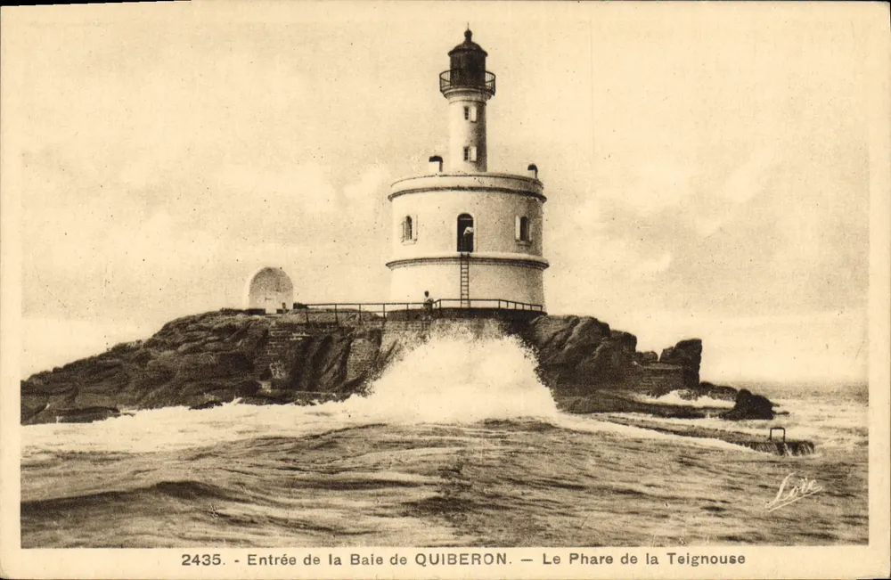 Eingang zur Bucht von Quiberon — Der Leuchtturm der Teignouse — Loïc, n° 2435 - Vorderseite