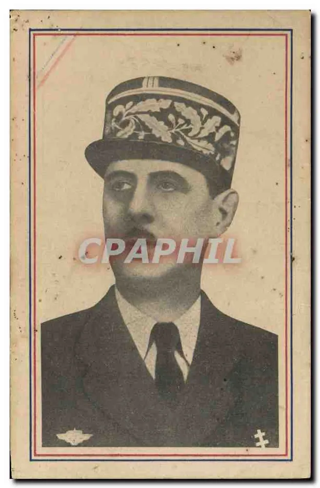 Portrait d'un militaire — homme en uniforme avec képi décoré — éditeur 'La Marcelle' n° III - Frente