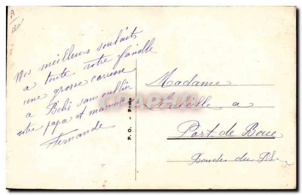 Arranjo de violetas bordadas — editor não visível - Verso