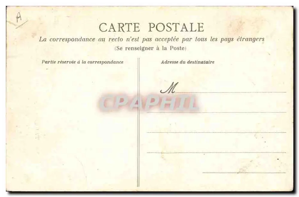 Bretagne - Pluvigner (Morbihan) - Junge Männer in Festkleidung — Sammlung Guéranne, fot. Pontivy - Rückseite